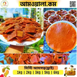 ফজলি আমের মিষ্টি আমসত্ত্ব